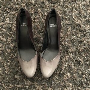 Stuart Weitzman Grey Ombre Heels